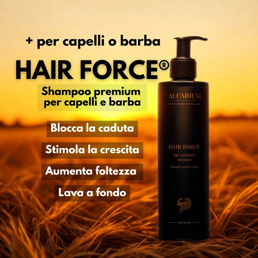 Routine completa uomo – Set Skincare® + Hair Force® + Face Elixir®