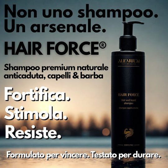 Shampoo anticaduta uomo capelli e barba – Hair Force® Alfarium®