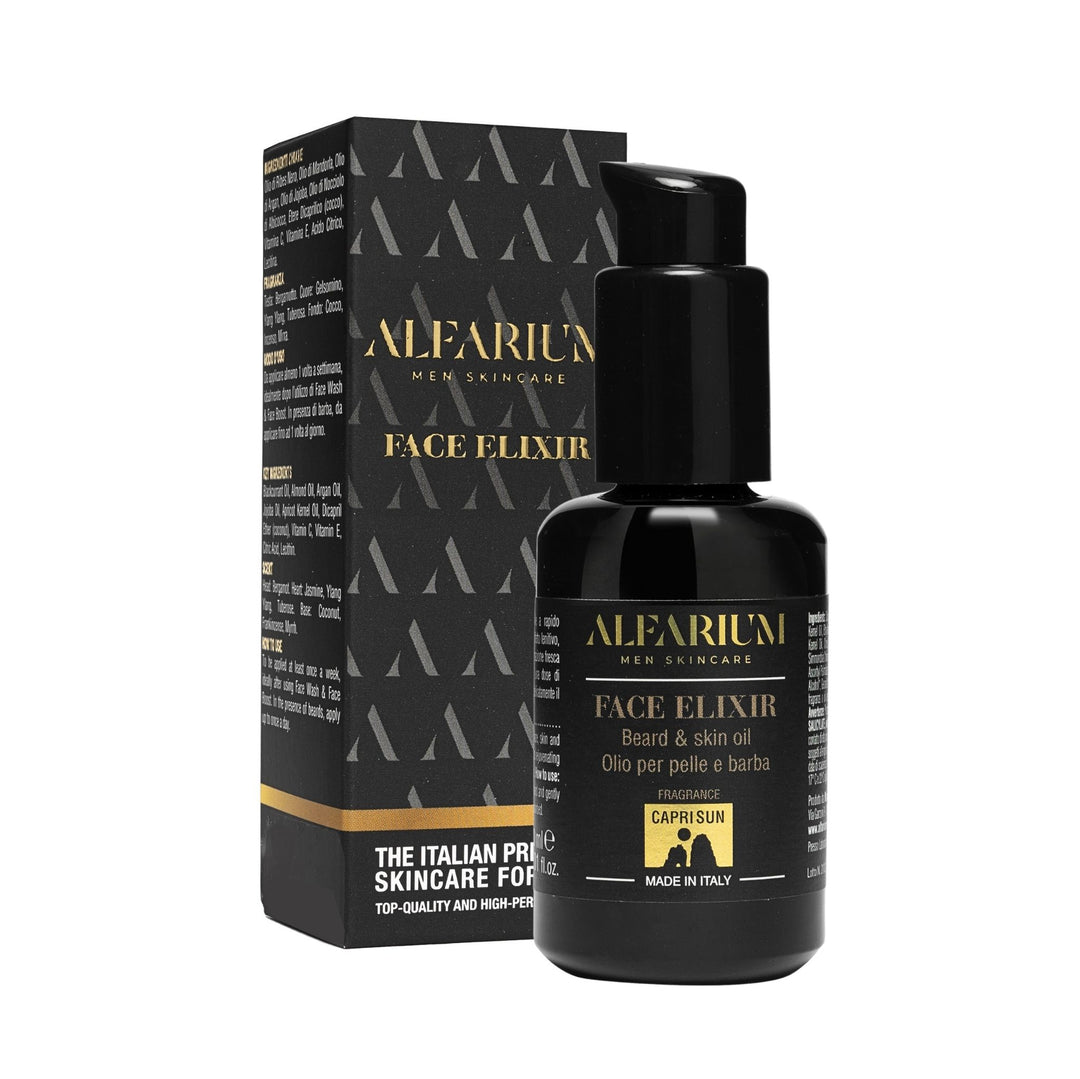 Olio barba e dopobarba uomo – Face Elixir® Alfarium®